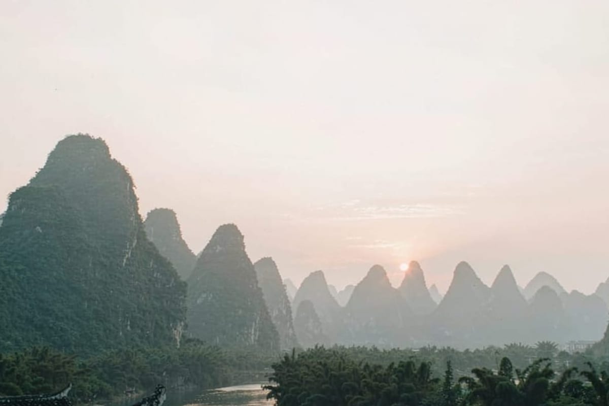 Picos calcários em Guilin